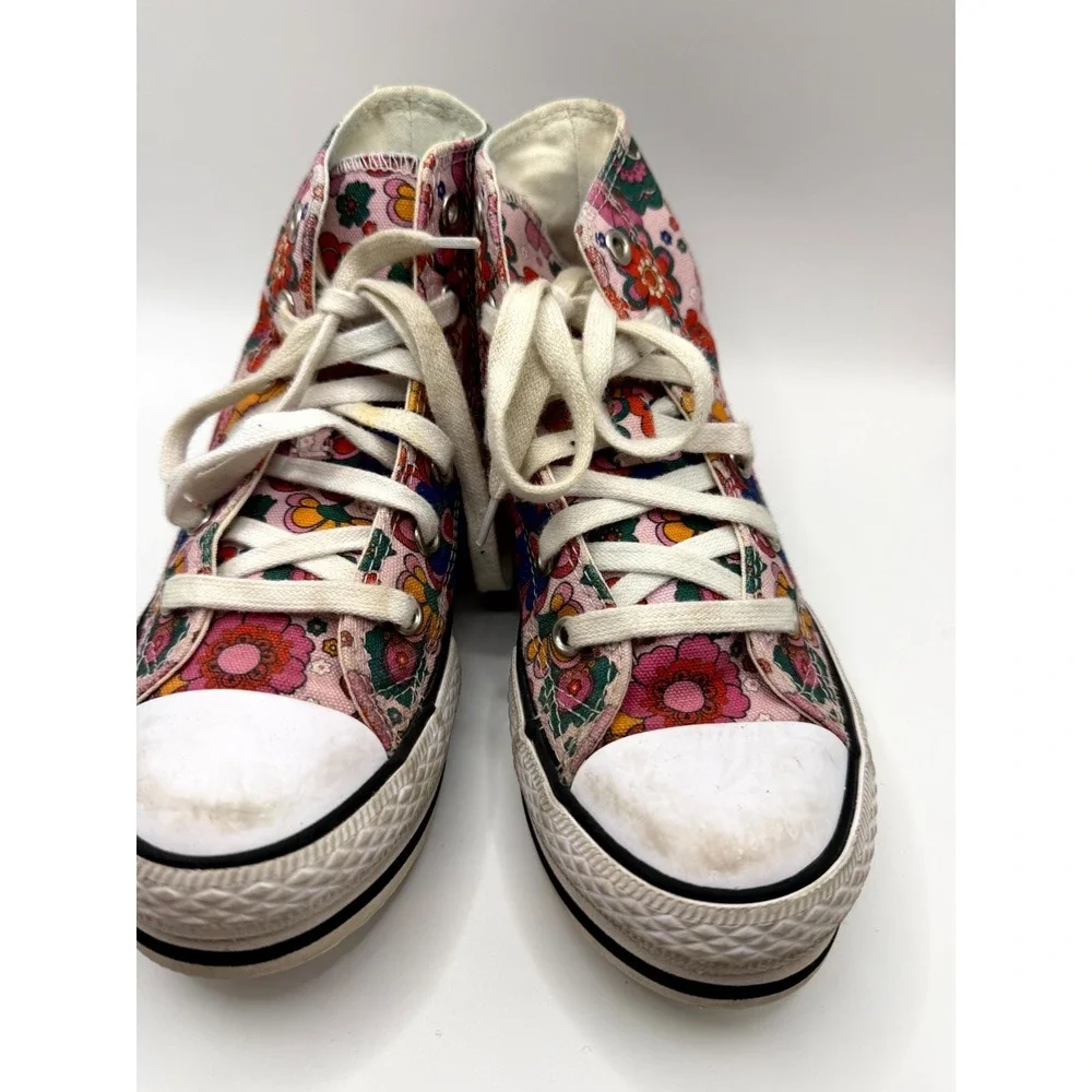 Converse x Unite Chuck Taylor All Star High 668017C Girl 13 Sneaker Floral Shoes